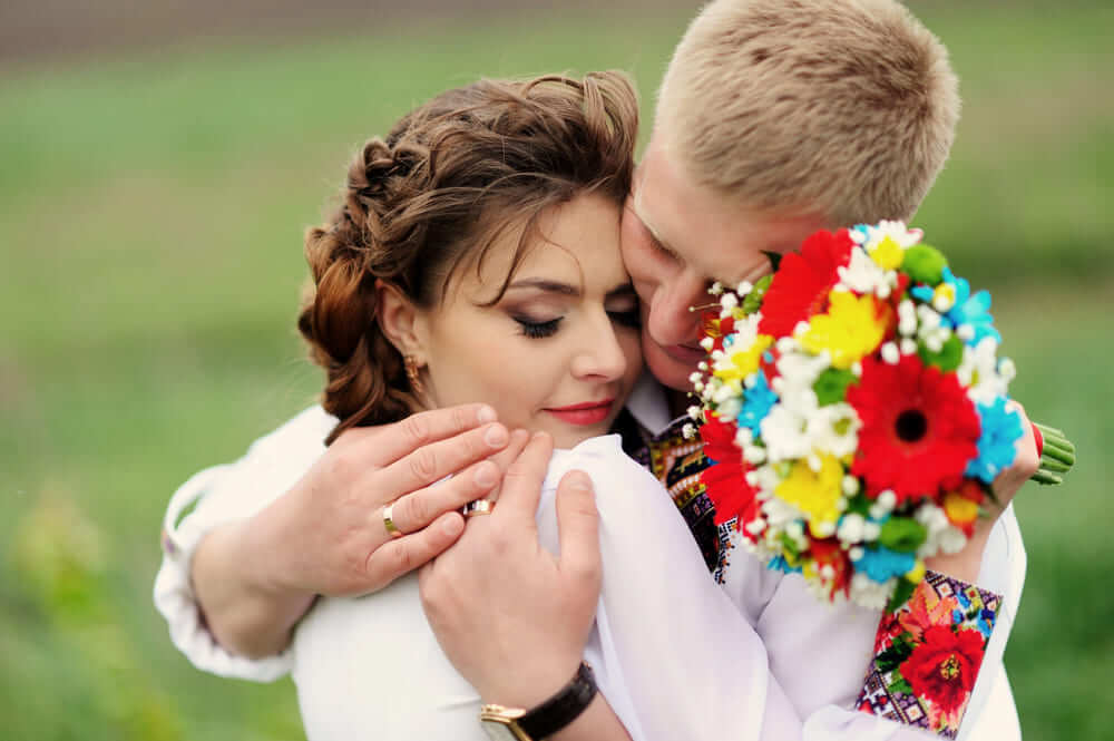 Romantic Ukrainian couple